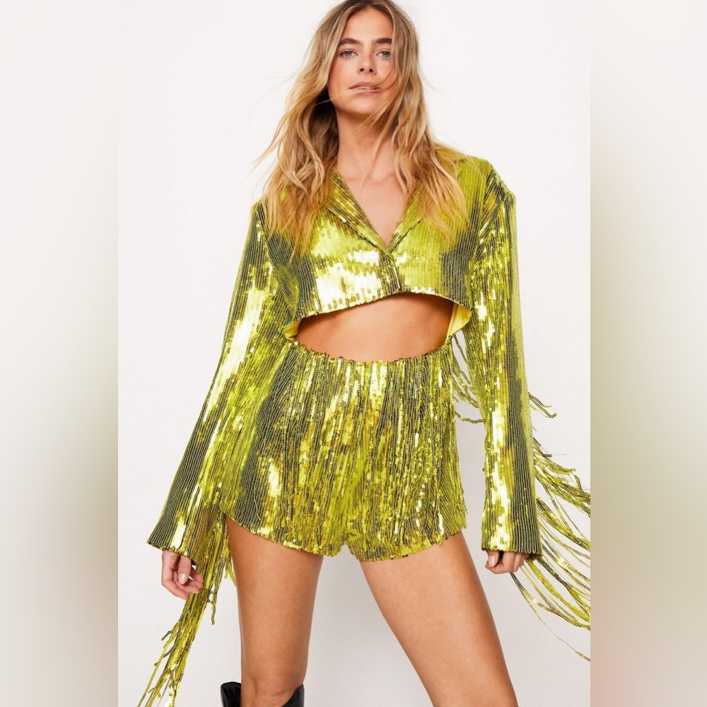 Nasty Gal 12 sequin romper **era’s tour outfit**